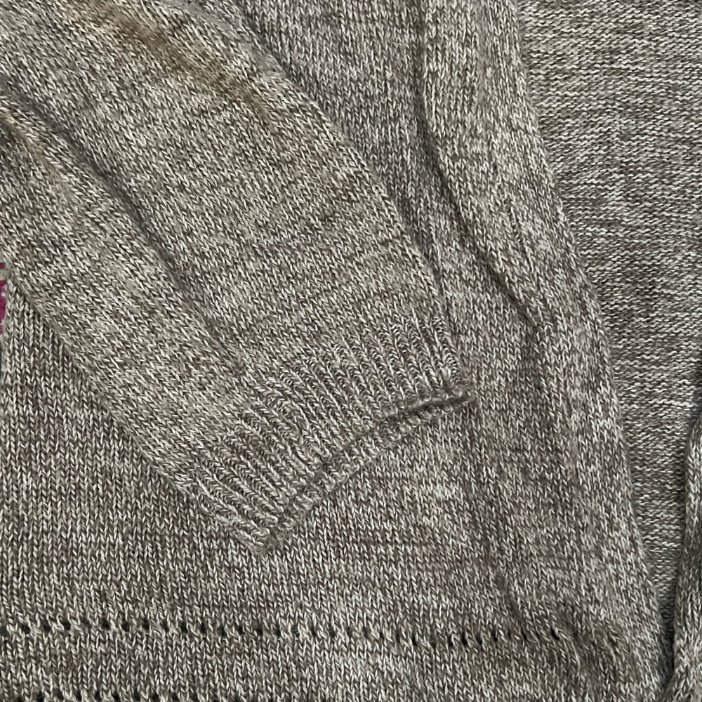 Karen Scott Brown Knit Sweater
